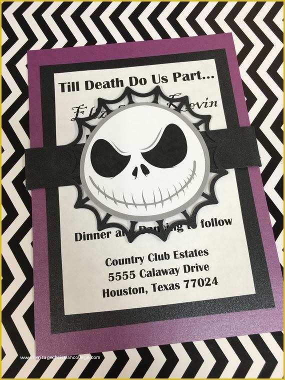 Nightmare Before Christmas Invitations Templates Free Of Nightmare 
