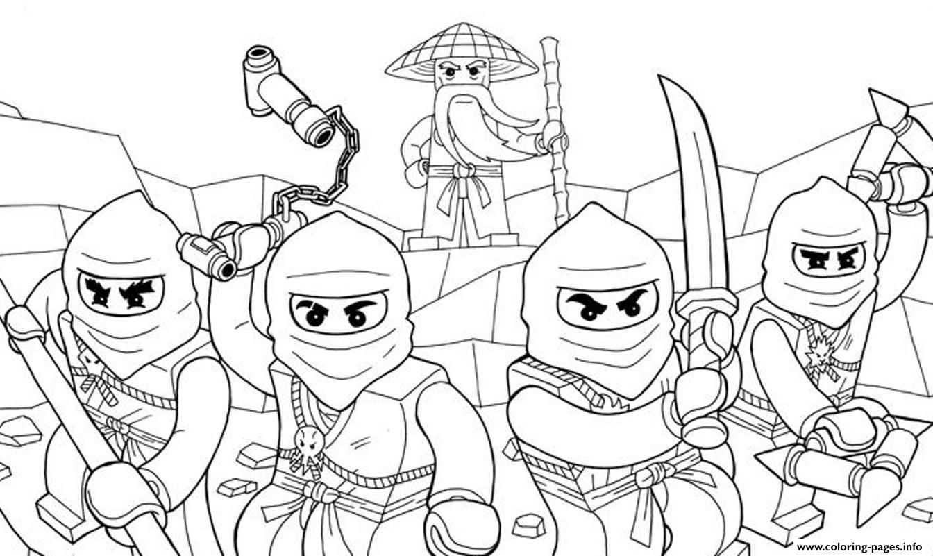Coloring Ninjago Pages