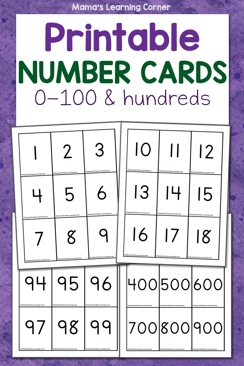 Number Cards Number Cards 1 100 Free Printable Number Vrogue co