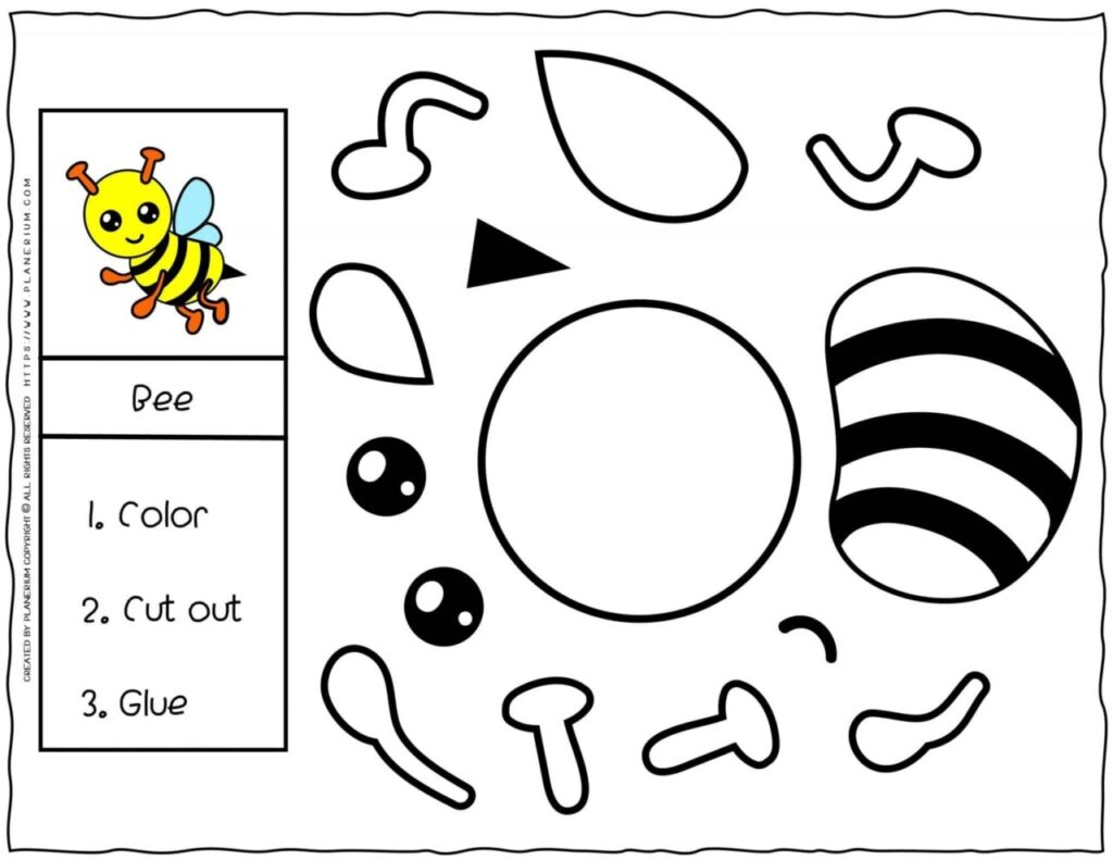 Number Cut And Paste Worksheets For Preschool Free Preschool