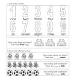 Numbers 1 10 Worksheet Printable PDF Template