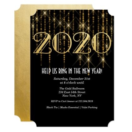 Nye Invitations Invitation Templates Zazzle New Years Eve