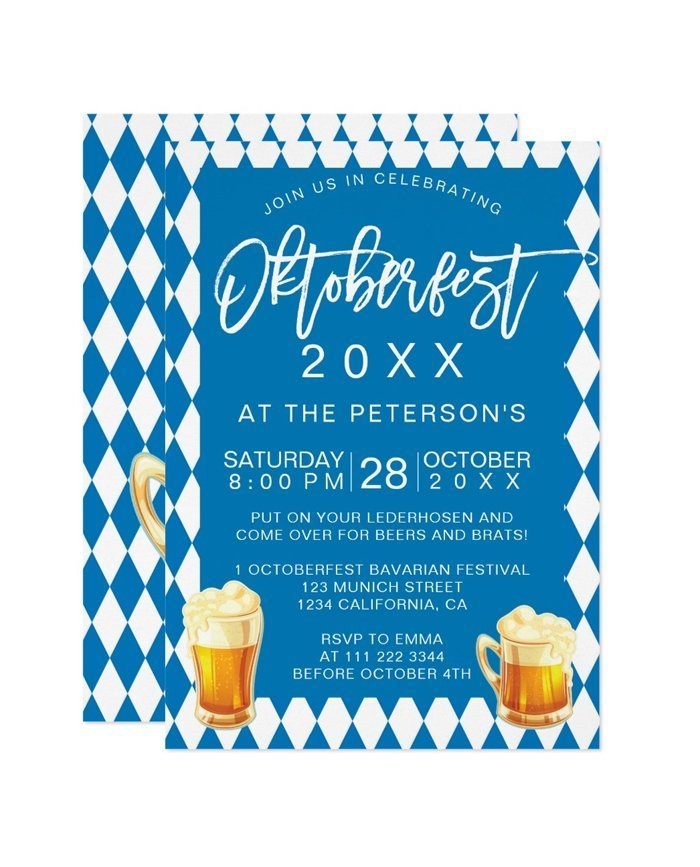 oktoberfest invitation template free