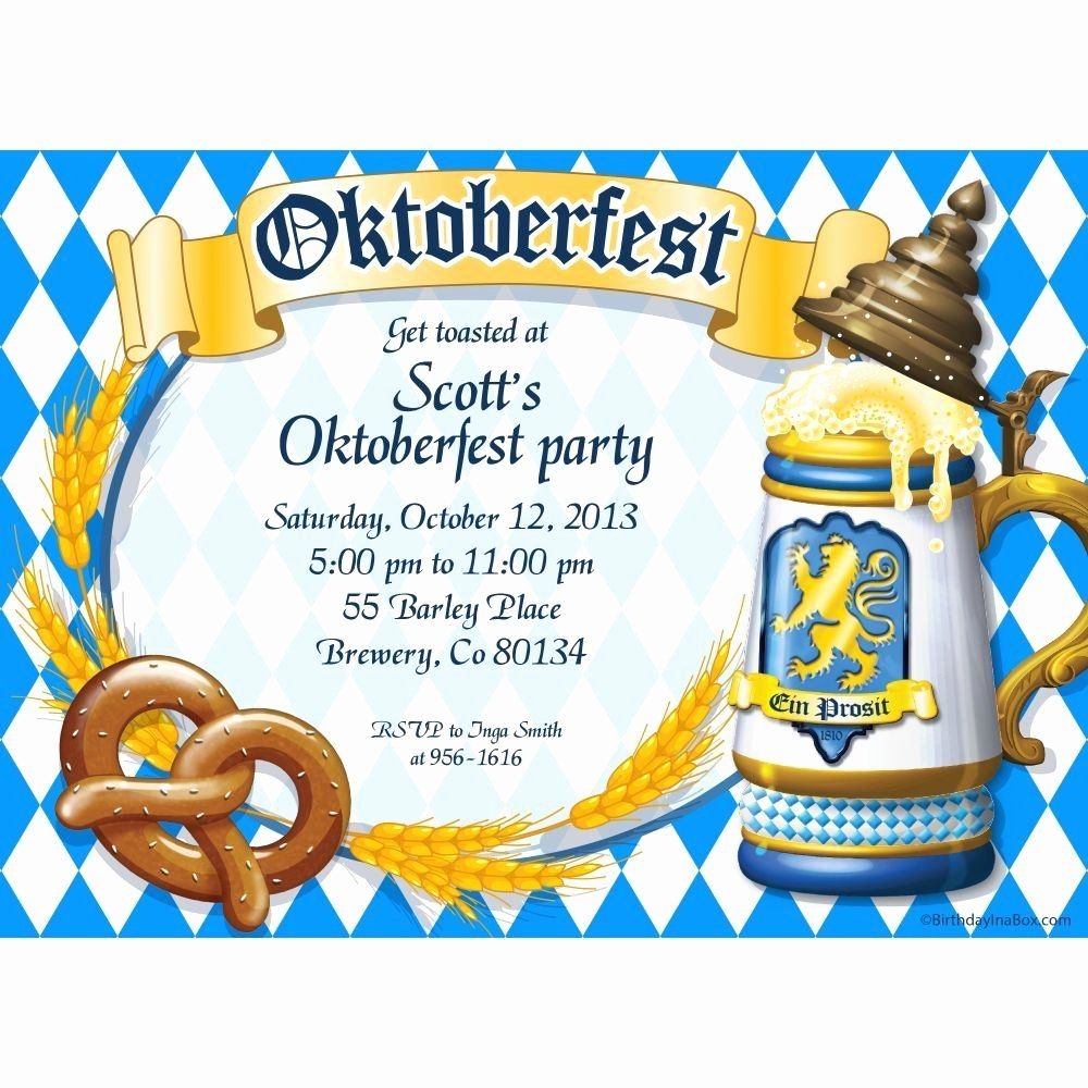 oktoberfest invitation template