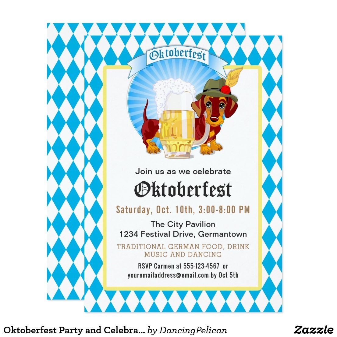 oktoberfest invite template