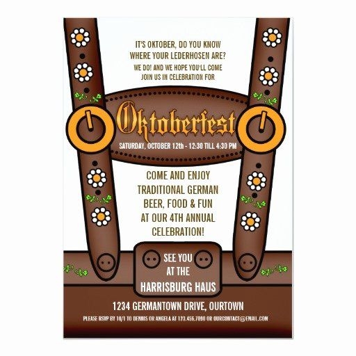 Oktoberfest Invite Template Free