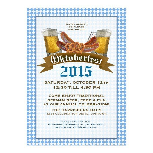 Oktoberfest Party Invitation Templates