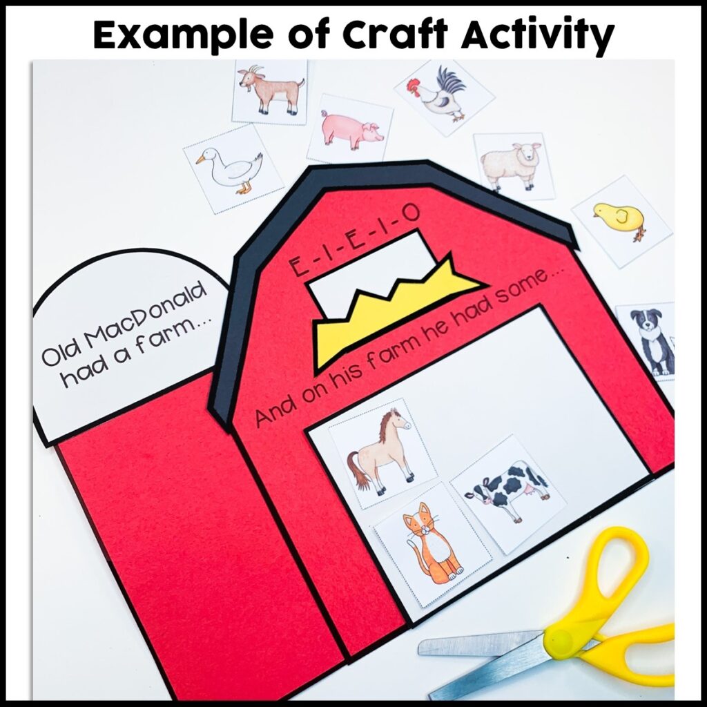 Old MacDonald Had A Farm Craft Activity Crafty Bee Creations