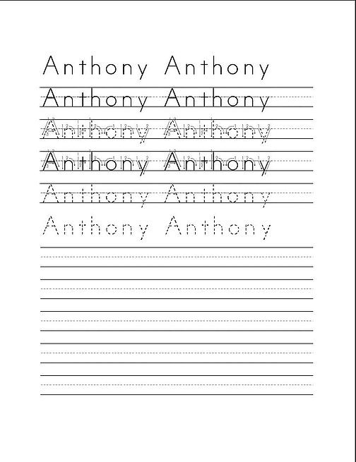 Page 2 Free Custom Printable Handwriting Worksheet Templates Canva 