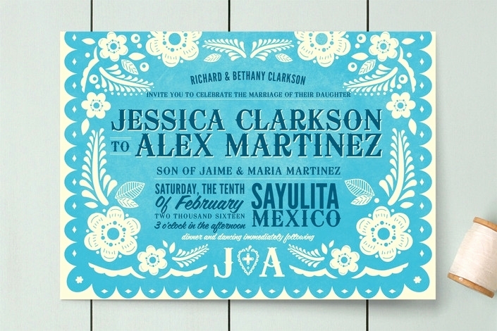Papel Picado Invitation Template Free Lovely Papel Picado Invitation 
