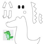 Paper Alligator Craft For Kids Free Printable Template 3 Prek Crafts