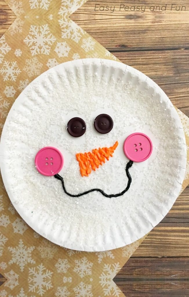 Paper Plate Snowman Craft Winter Crafts For Kids Easy Peasy And Fun
