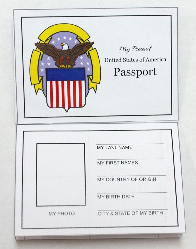 Passport Template Worksheet Free Esl Printable Worksheets Made Free 