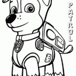 Paw Patrol Chase Coloring Page Coloring Home Ukup