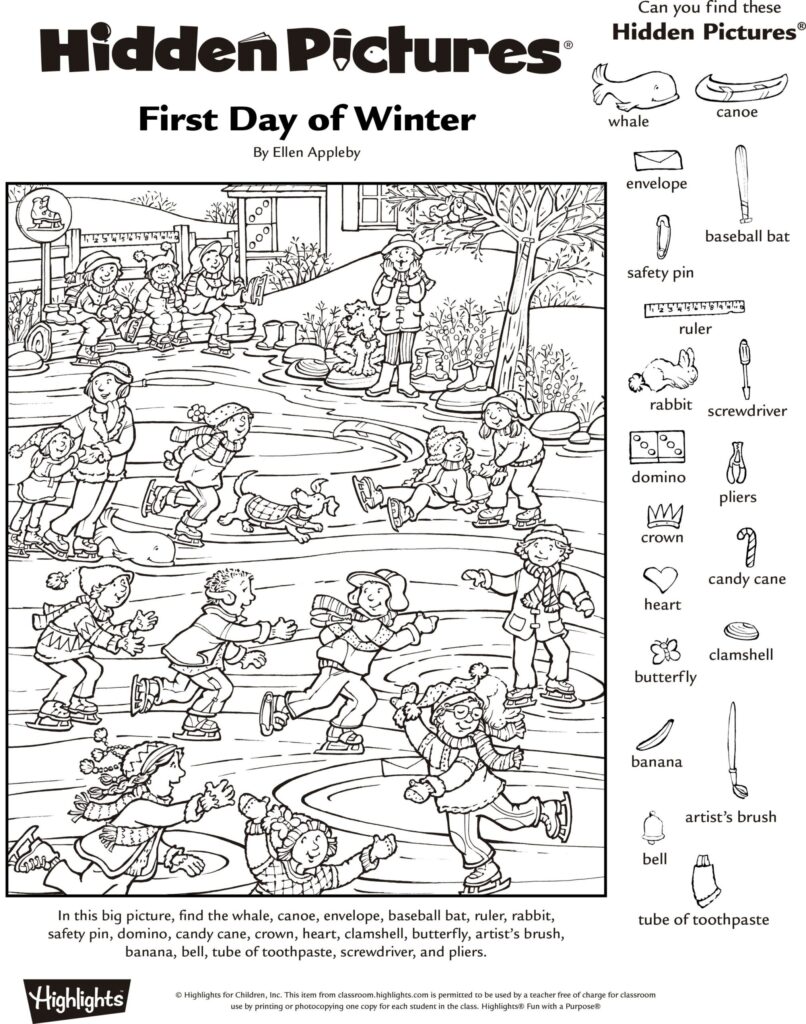 Pdf Free Printable Hidden Pictures Worksheets Printable Worksheets