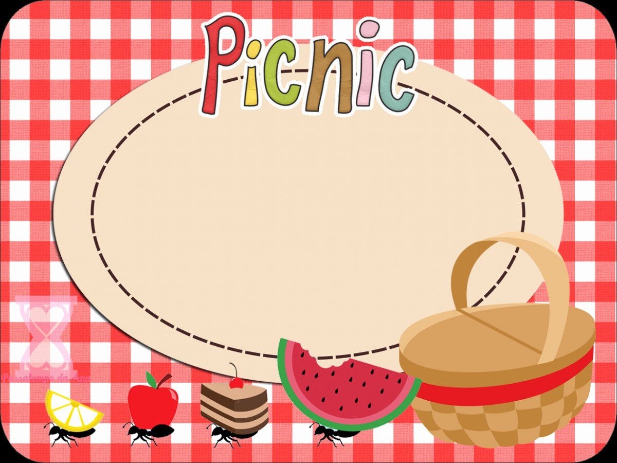 blank picnic invitation template free