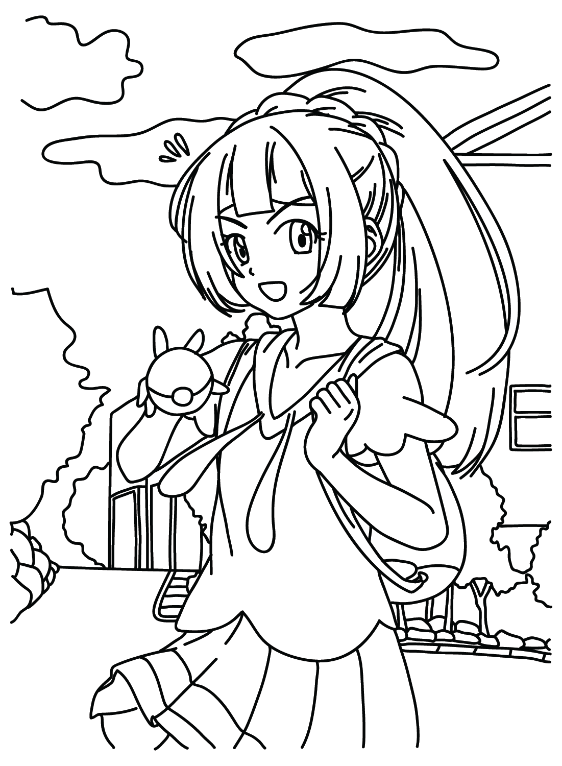 Pictures Lillie Pokemon Color Page Free Printable Coloring Pages
