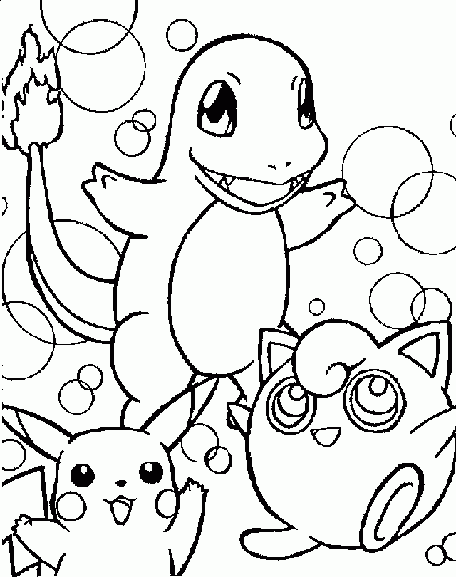 Pokemon Coloring Pages 002