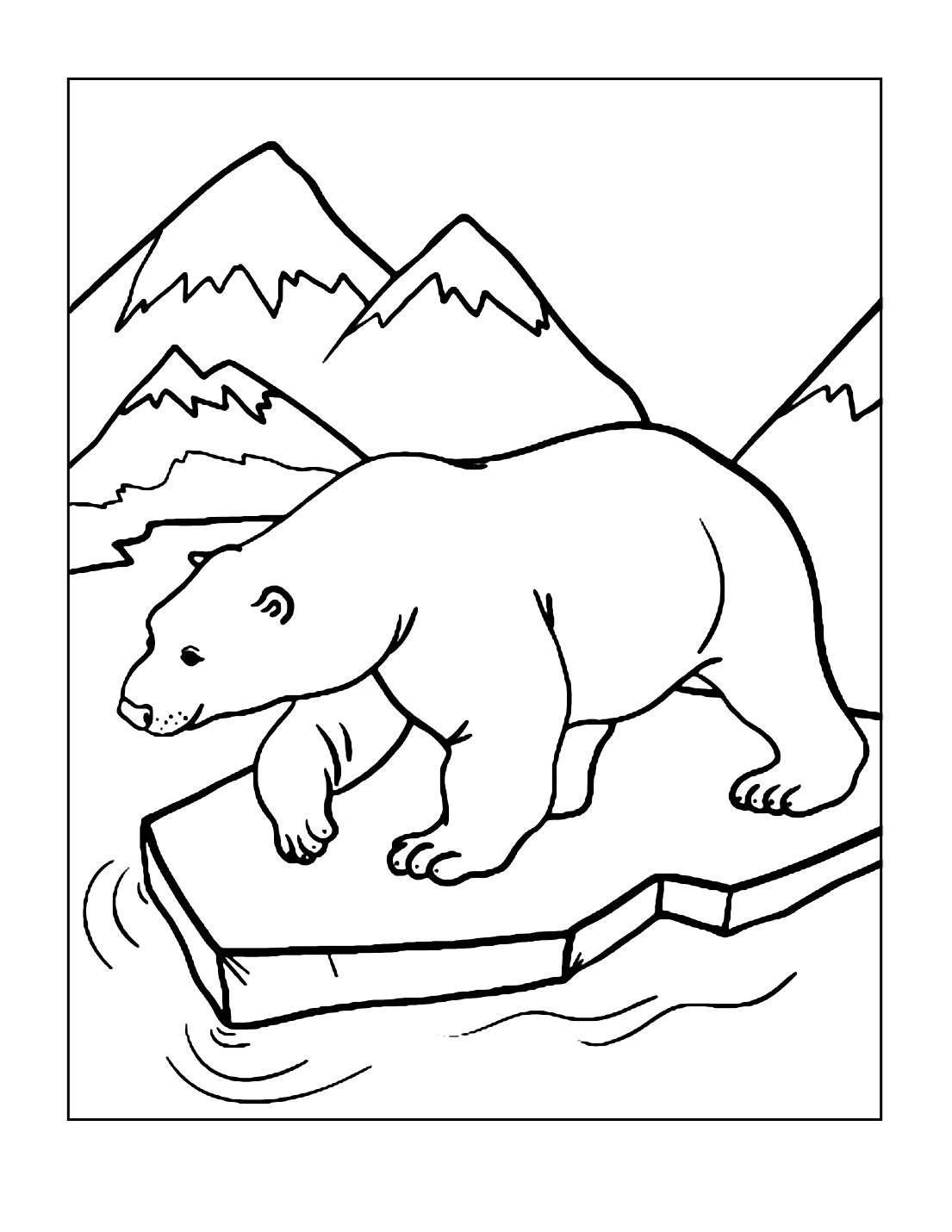 Polar Bear Coloring Pages Printable Coloring Pages FREE
