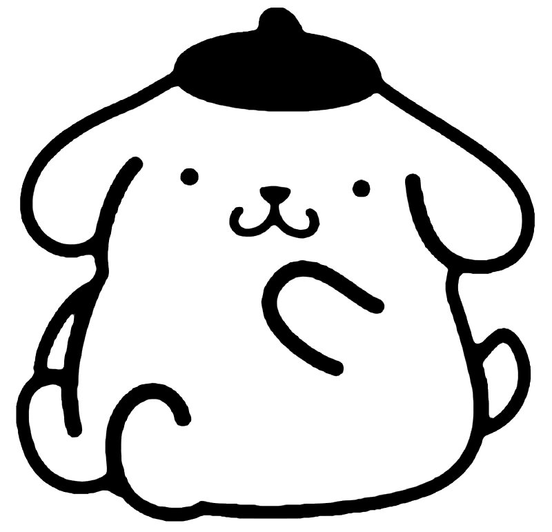 Pompompurin Coloring Pages Coloring Home