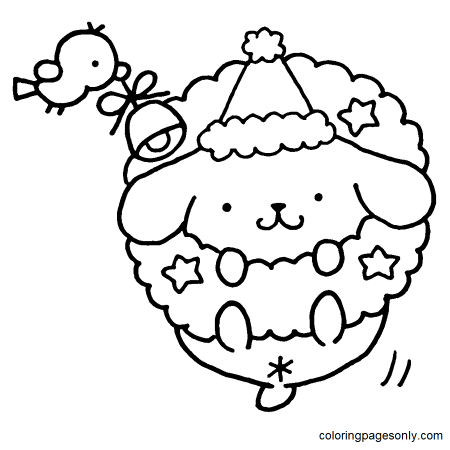 Pompompurin Sanrio Coloring Page Em 2022 Coloring Home