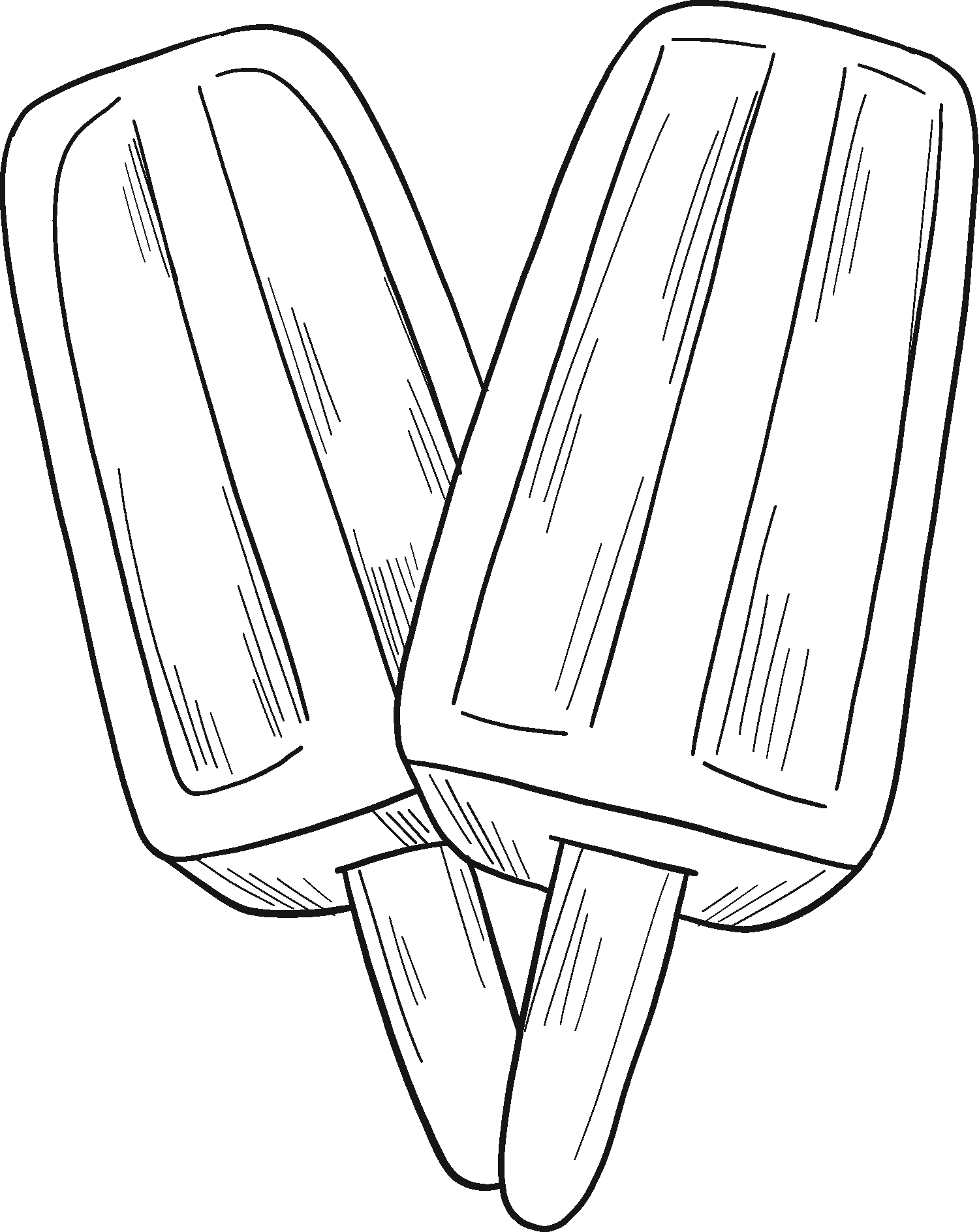 Popsicle Coloring Page ColouringPages