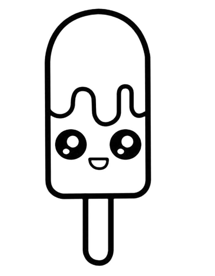Popsicle Coloring Pages Free Printable PDF 