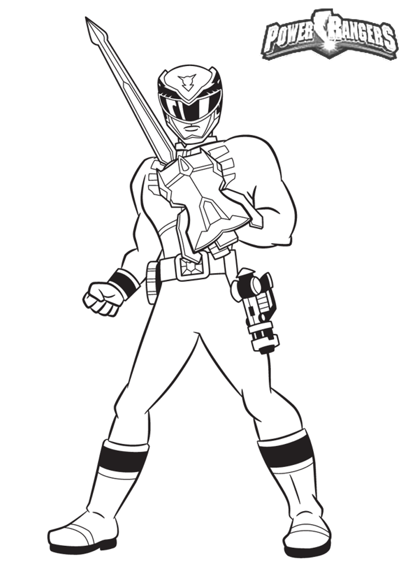 Power Ranger Coloring Pages