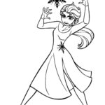Powerful Elsa Coloring Page Free Printable Coloring Pages For Kids