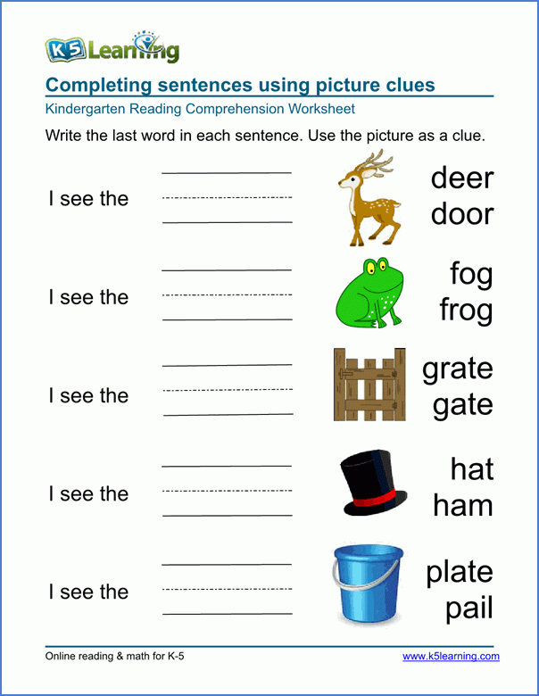 Pre K Reading Worksheets Free Worksheets Master
