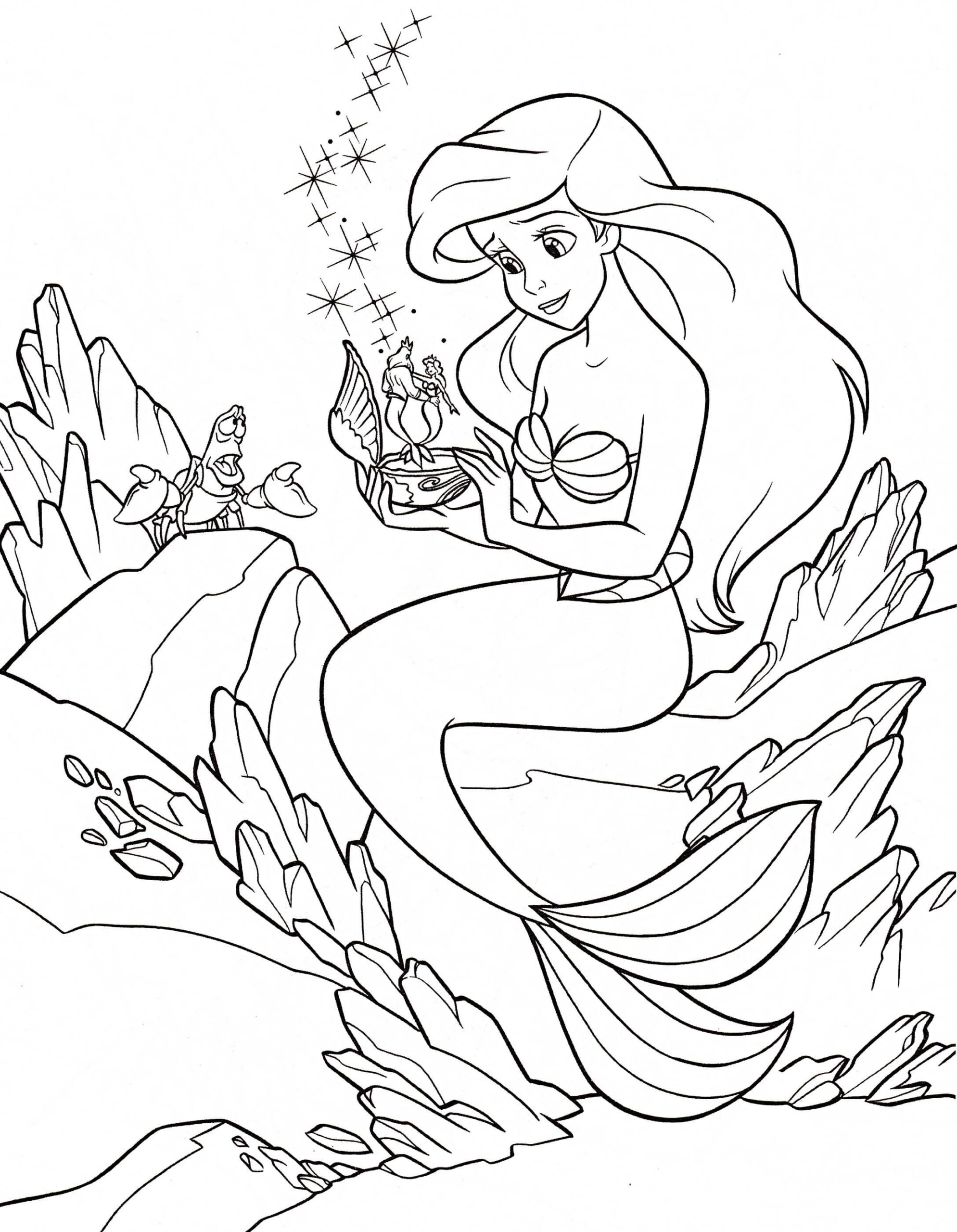Princess Ariel Coloring Pages
