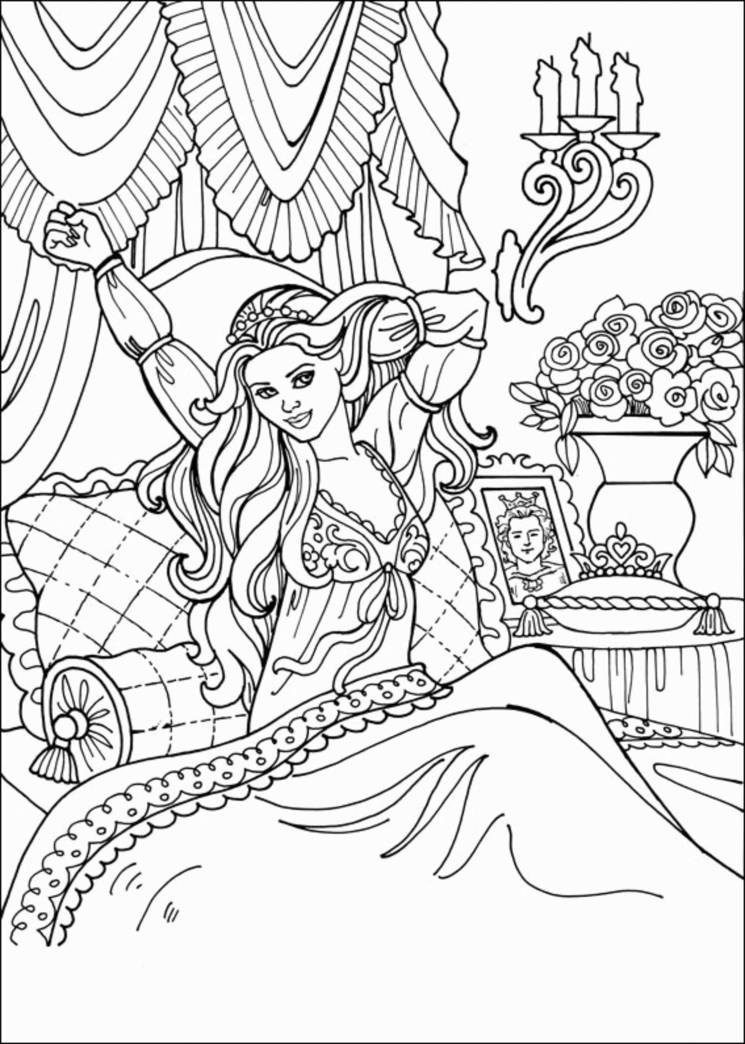 Princess Images To Color Princess Coloring Pages Print Kids Portal Tribun