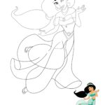 Princess Jasmine Coloring Page Printable
