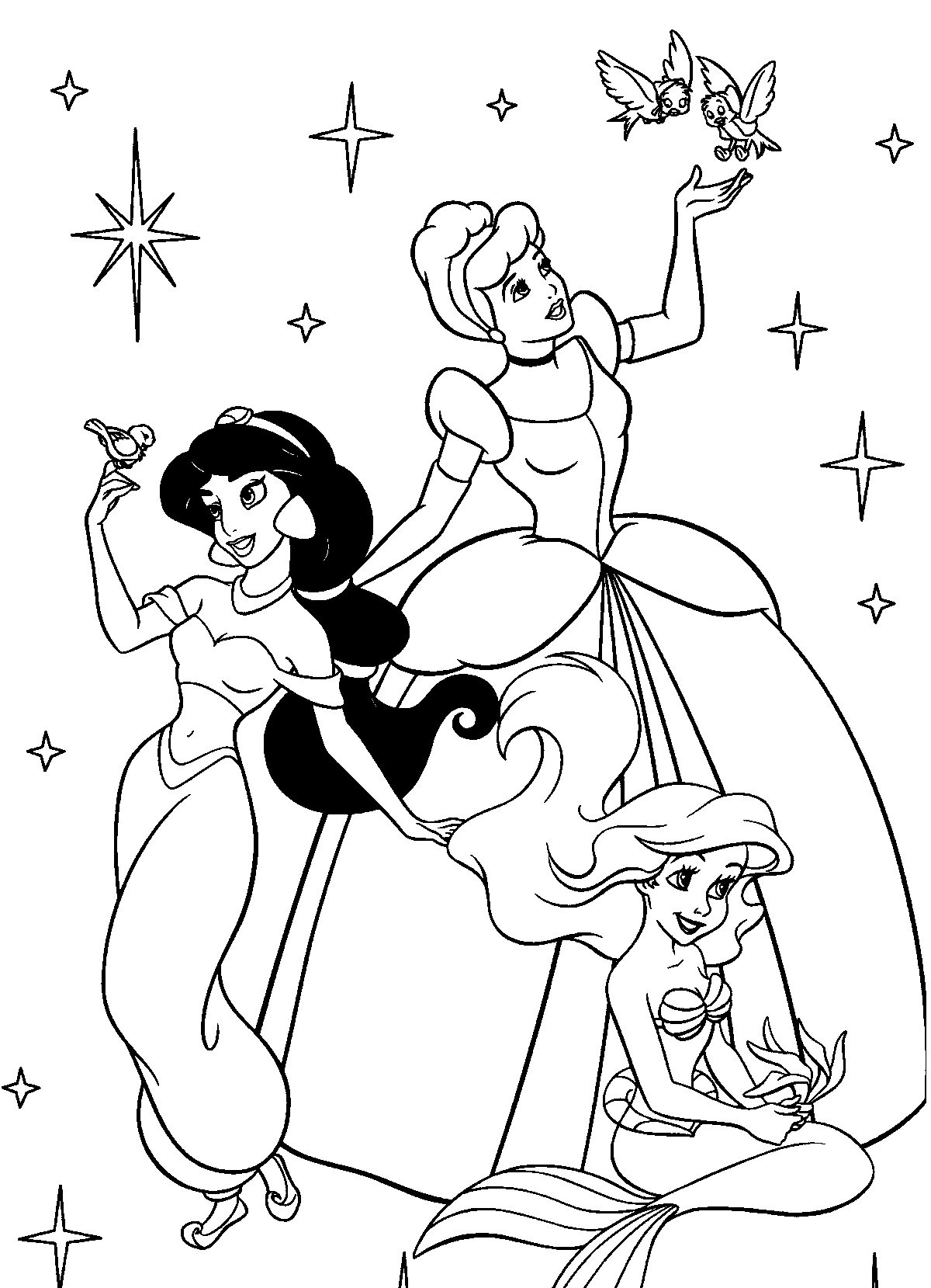 Princess Jasmine Coloring Pages At GetDrawings Free Download