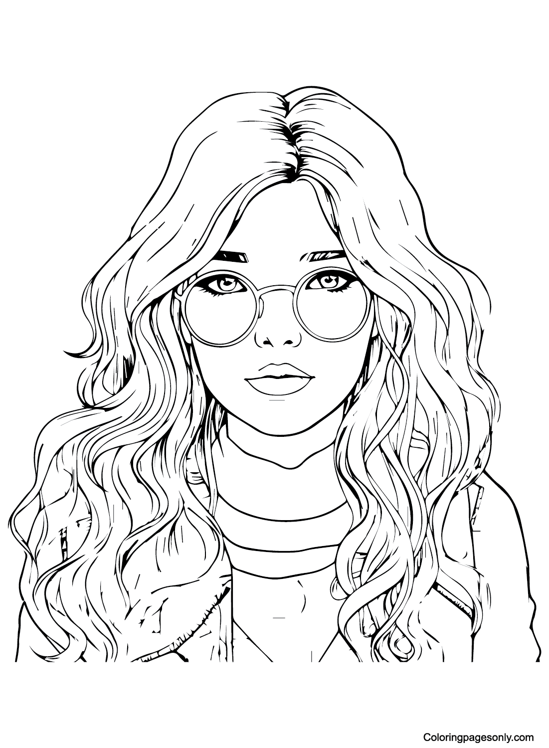 Print Teenage Girl Coloring Page Free Printable Coloring Pages