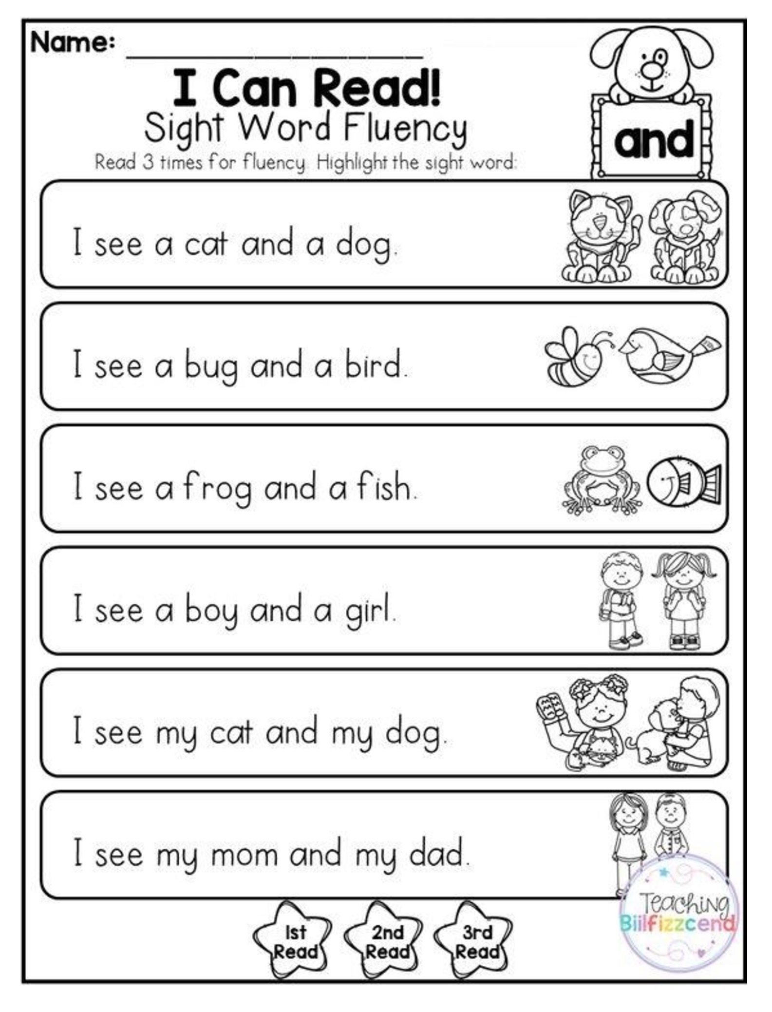 printable worksheets for 1st grade