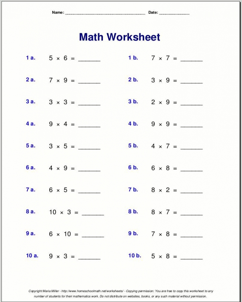printable worksheets for 4th graders