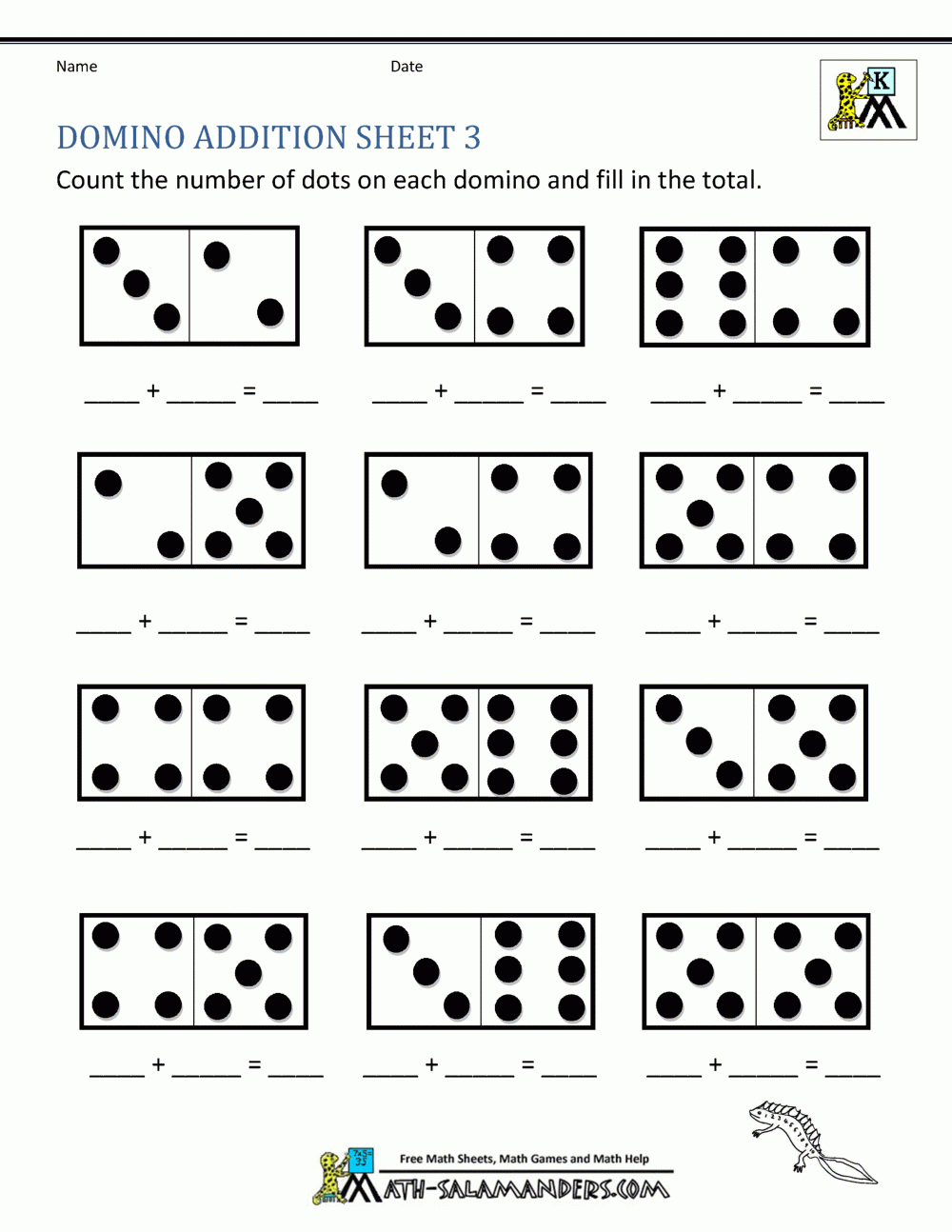 printable addition worksheets