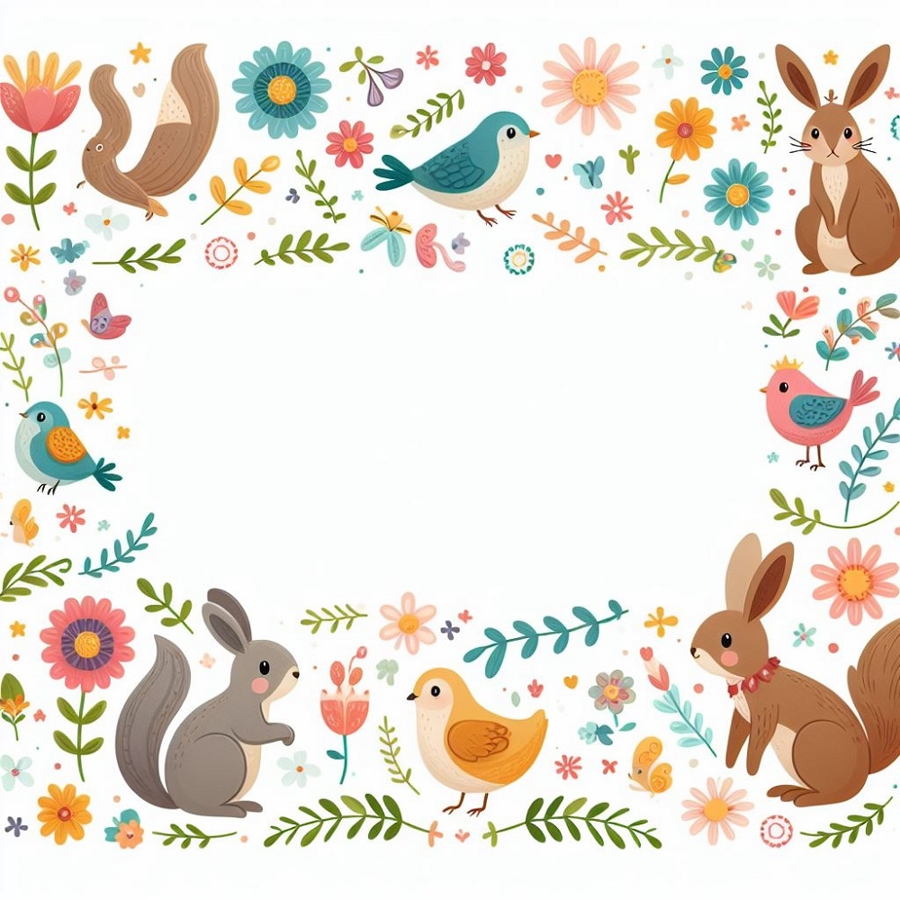 Printable Animal Border Picture Free Download And Print For You 