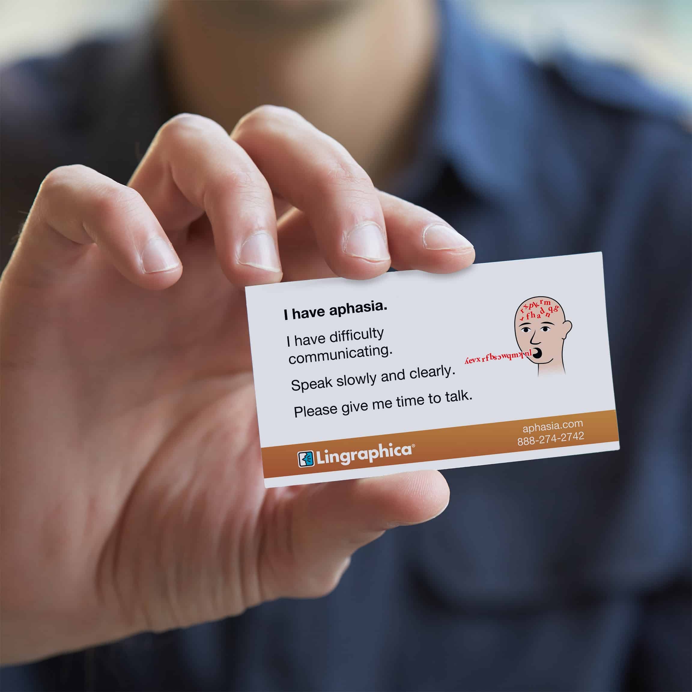 Printable Aphasia ID Card Lingraphica