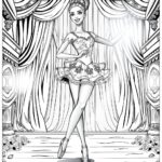 Printable Barbie Pictures To Colour For Infoupdate