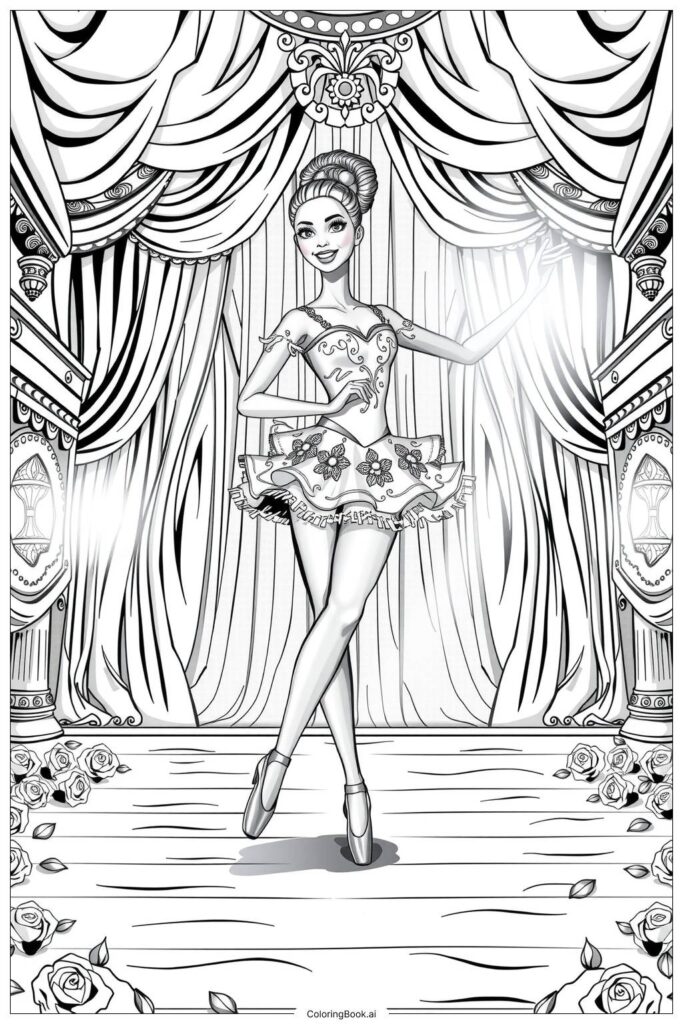 Printable Barbie Pictures To Colour For Infoupdate