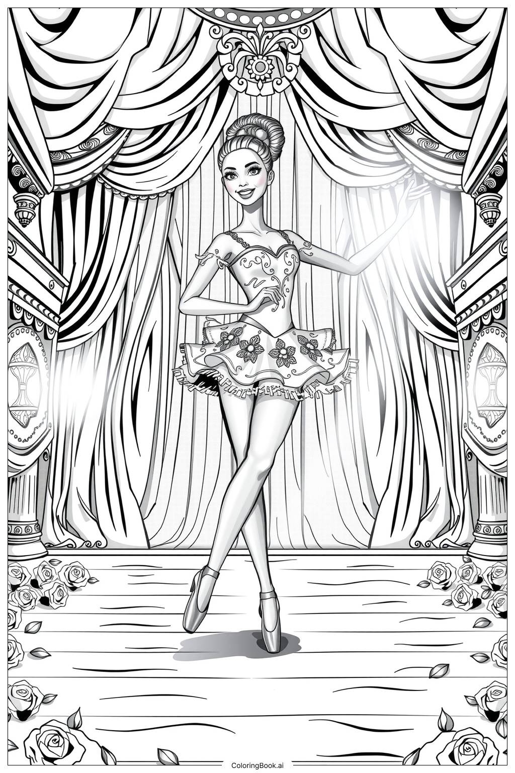 Printable Barbie Pictures To Colour For Infoupdate