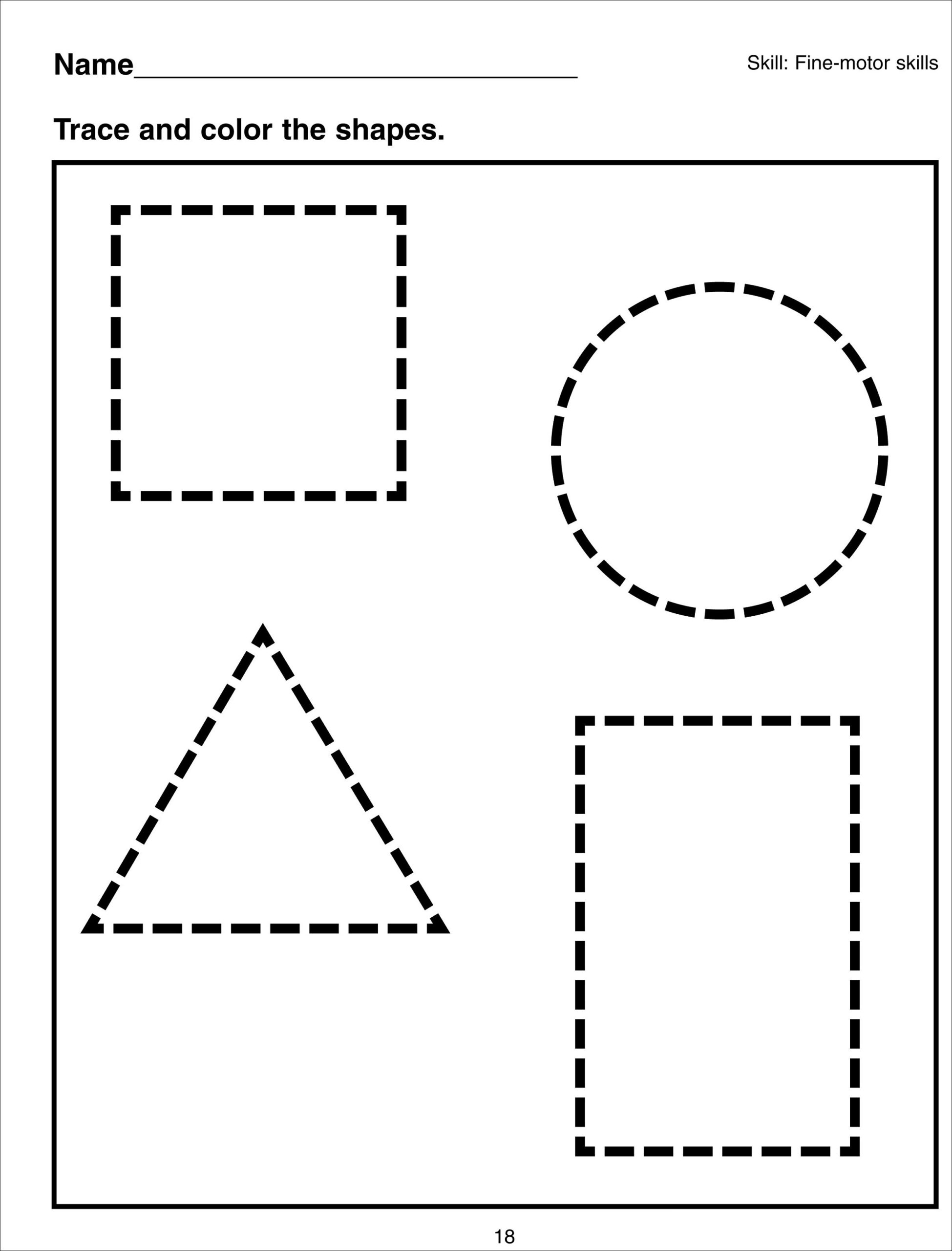 Printable Basic Shapes Worksheets Activity Shelter