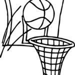 Printable Basketball Coloring Pages