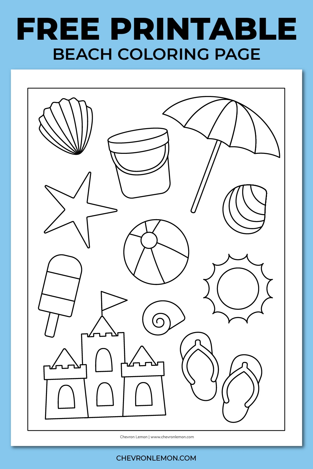 printable beach pictures