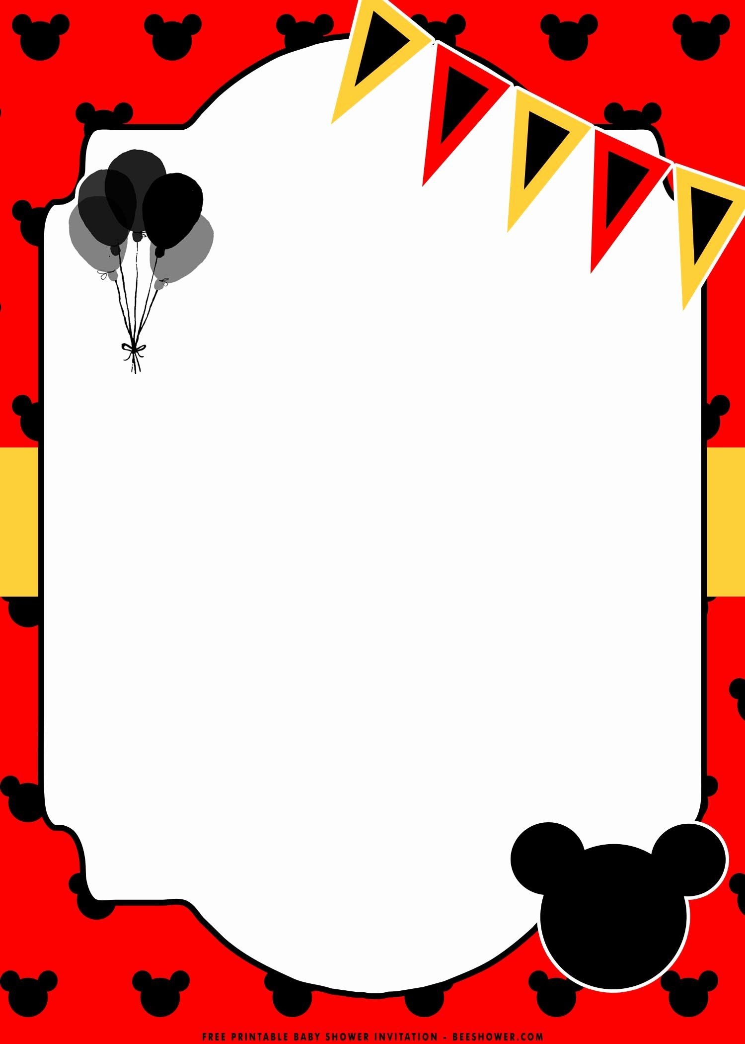 printable blank mickey mouse invitation template