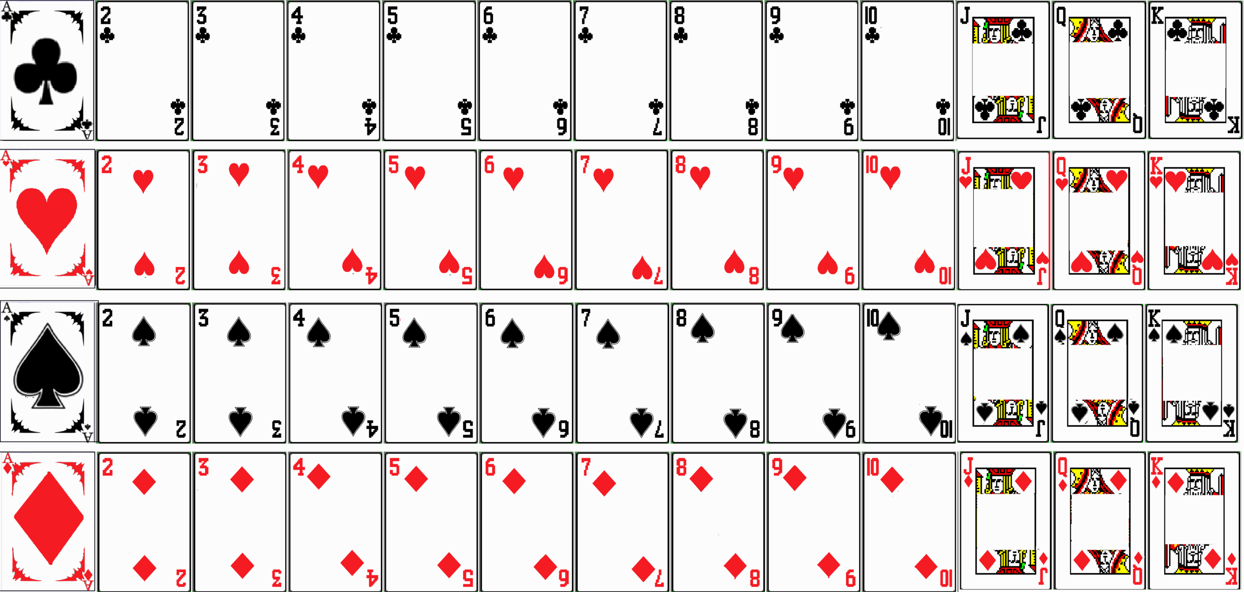 Printable Blank Playing Cards Peterainsworth