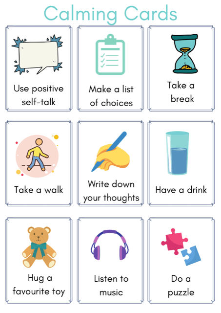 Printable Calming Cards