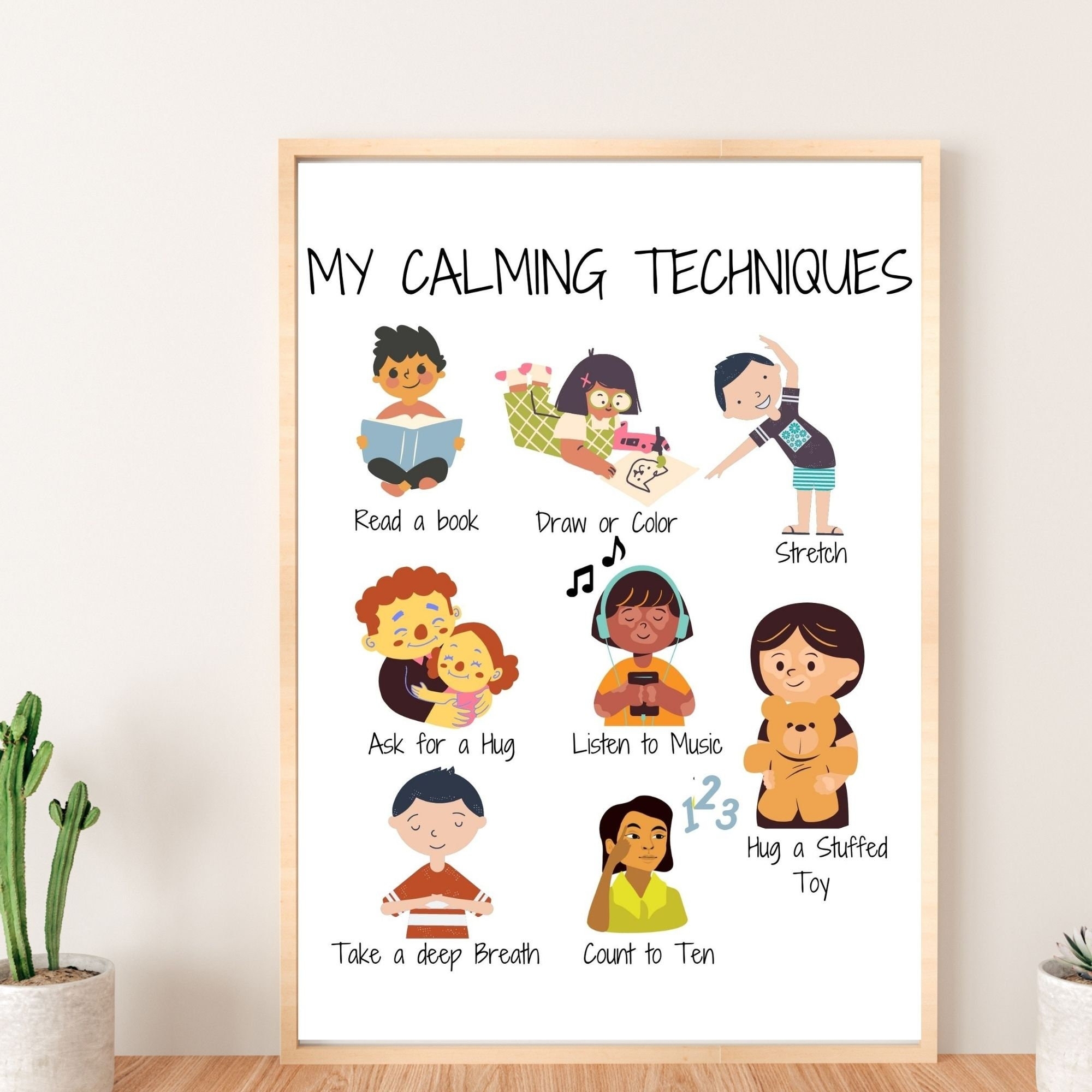 calming activities for kids printable